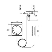 Helios WHST 300 T38  Regelung f. WW-Heizreg.,Thermostat...