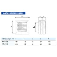 Blauberg Wind 150 Fensterventilator