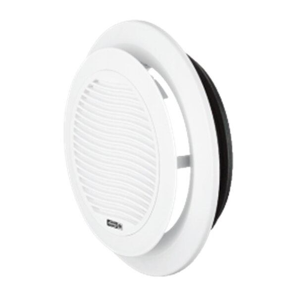 Helios ZAV 80  Zuluft-Abluft-Ventil DN 80 für Wand/Deckeninstallation