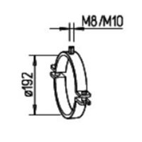 Helios IP-S 150/160 Befestigungsschelle DN 150/160