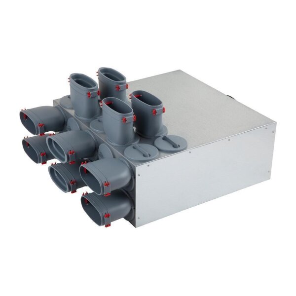 Helios FRS-VK 10-51/160 Verteilerkasten 10 x Oval 51, 1 x DN 160