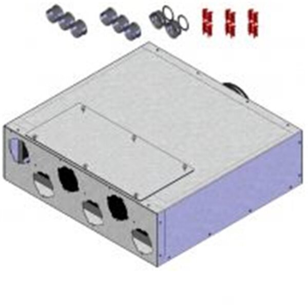 Helios FRS-FVK 6-75/125 Flach-Verteilerk. 6x DN75, 1x DN125