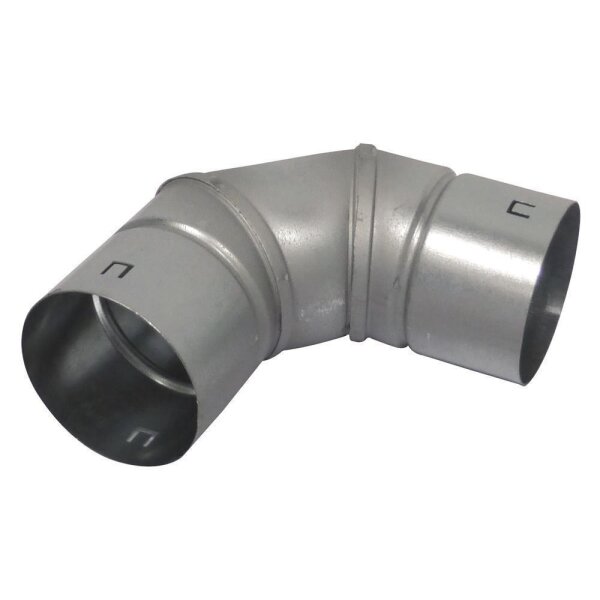 Helios FRS-B 63 FlexPipe Kurz-Bogen 90°, mit Steckstutzen DN 63