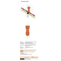 Steildachhaube Lüftung DN 160mm Schwarz