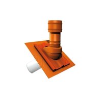 Steildachhaube Lüftung DN 100/125mm Naturrot