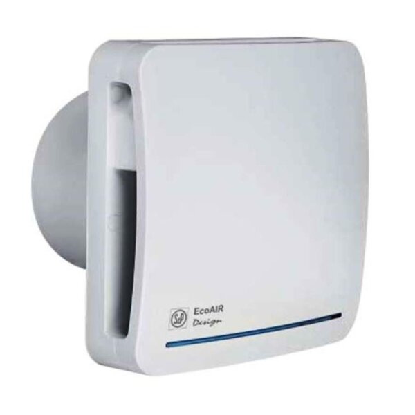 S&P Badventilator Ecoair Design T 100  mit Nachlauf