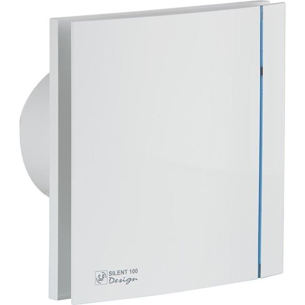 S&P Badventilator Silent-100 Design CZ Weiß Badventilator