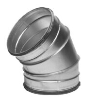 Lüftungsrohr Bogen 45° DN 450 mm verzinkt mit...