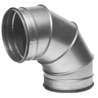 Lüftungsrohr Bogen 90° DN 400 mm verzinkt mit...
