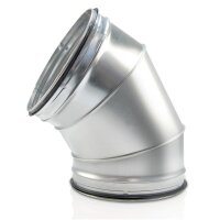 Lüftungsrohr Bogen 60° DN 224 mm verzinkt mit...