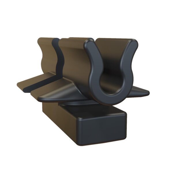 Gripple CB-Clip 3mm schwarz D:5mm 100 stk