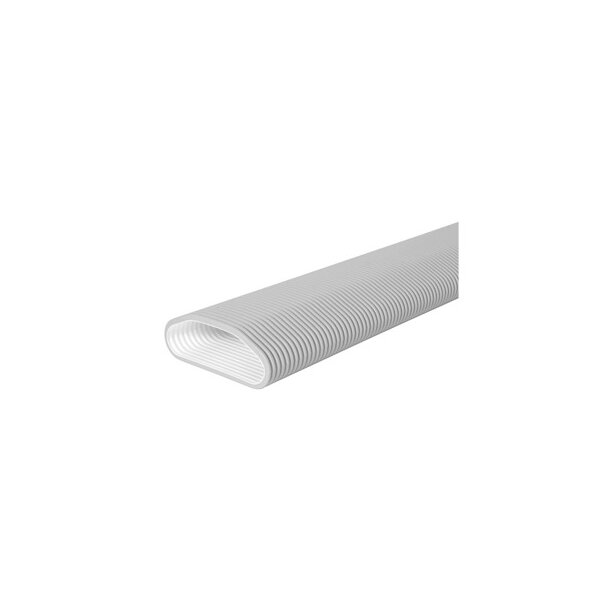 Fränkische profi-air tunnel Rohr grau 132 × 52 mm – 5-m-Stange